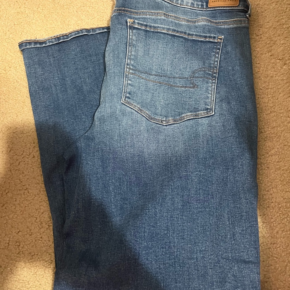 American Eagle Outfitters Blue Straight Jeans Classic Style